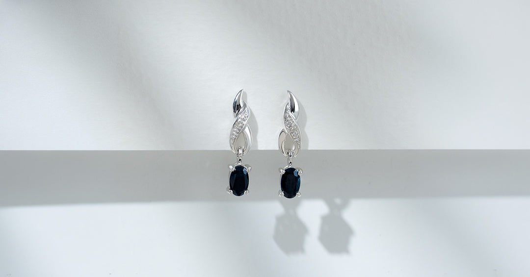 Sapphire earrings for everyday wear