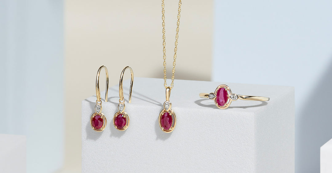 Best ruby jewellery gift sets for weddings