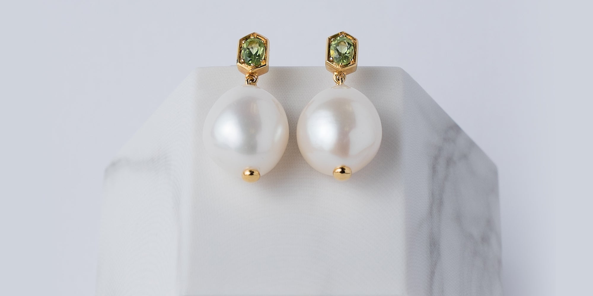 June Birthstone Pearl Earrings