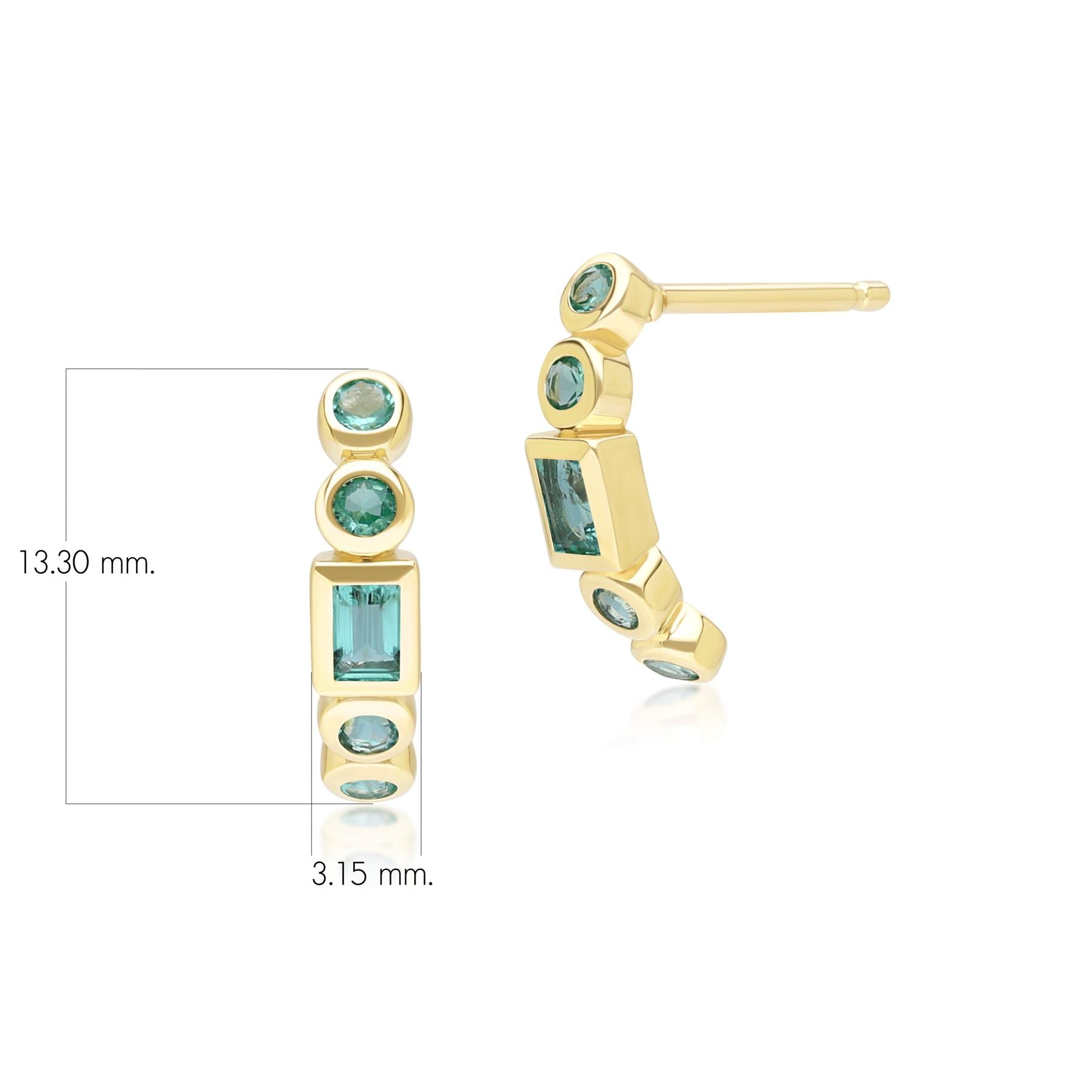 classic-emerald-half-eternity-hoop-earrings-in-9ct-yellow-gold-135e1885019 Flatlay