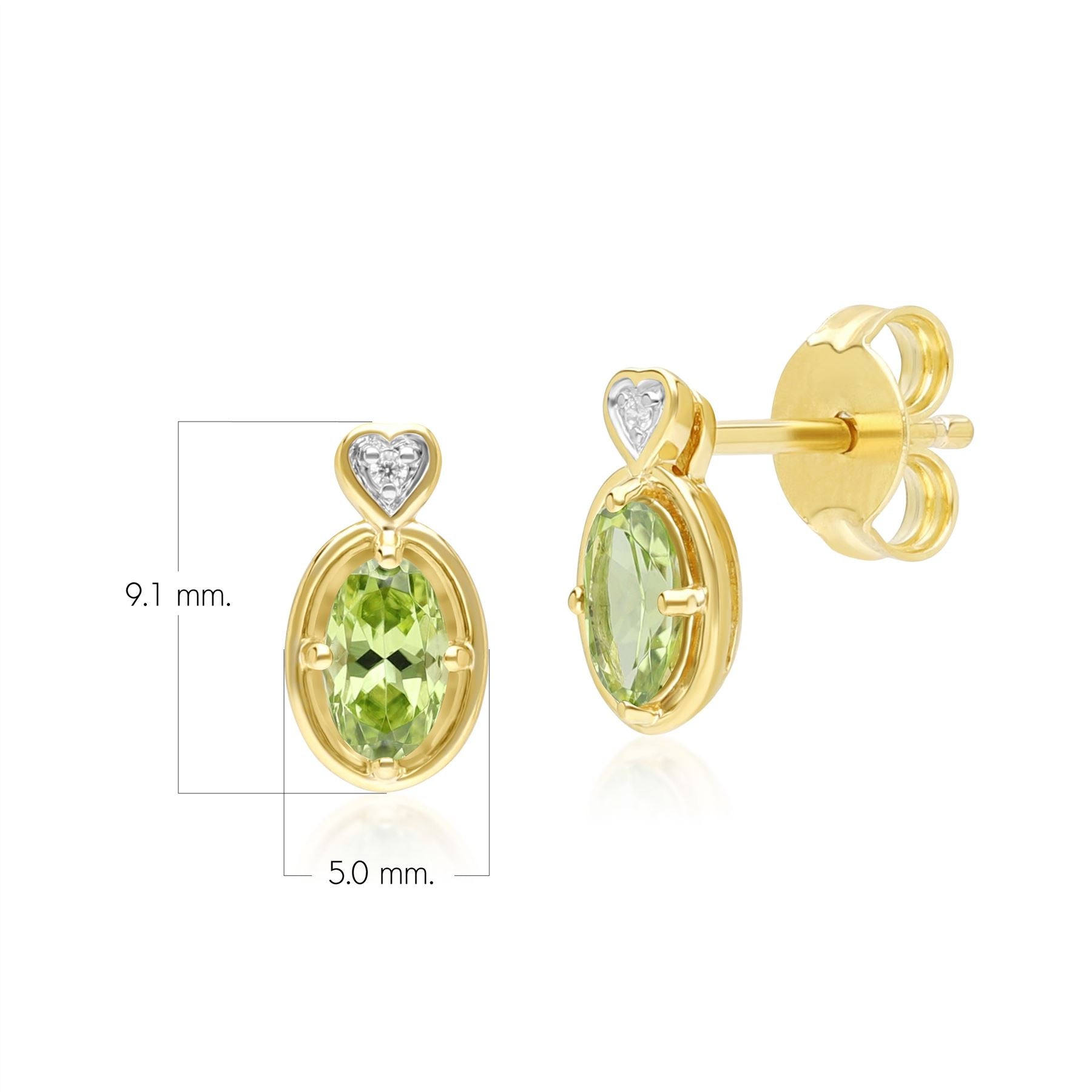 classic-oval-peridot-diamond-heart-stud-earrings-in-9ct-yellow-gold-135e1911039 Dimensions