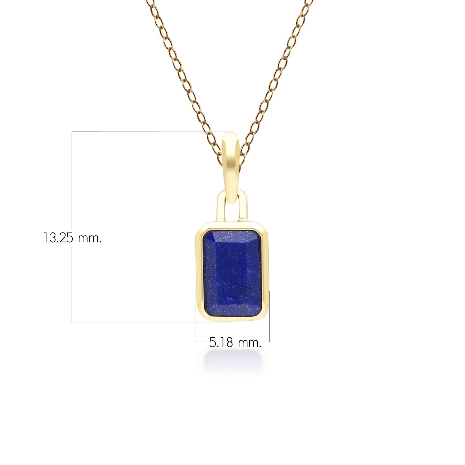 classic-baguette-lapis-lazuli-pendant-necklace-in-9ct-yellow-gold-135p2133029 Dimensions