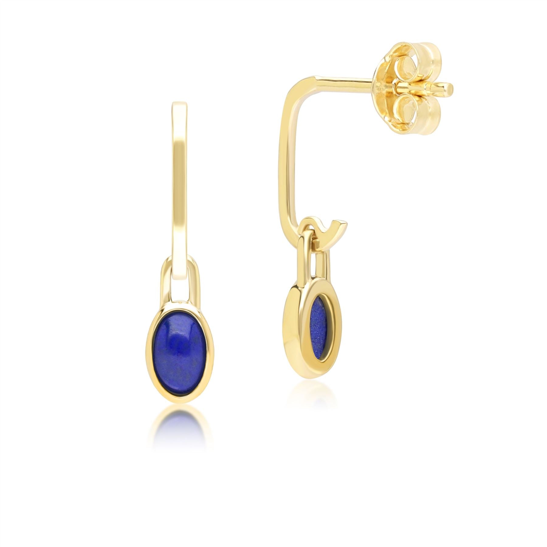 classic-oval-lapis-lazuli-drop-earrings-in-9ct-yellow-gold-135e1889019 Side