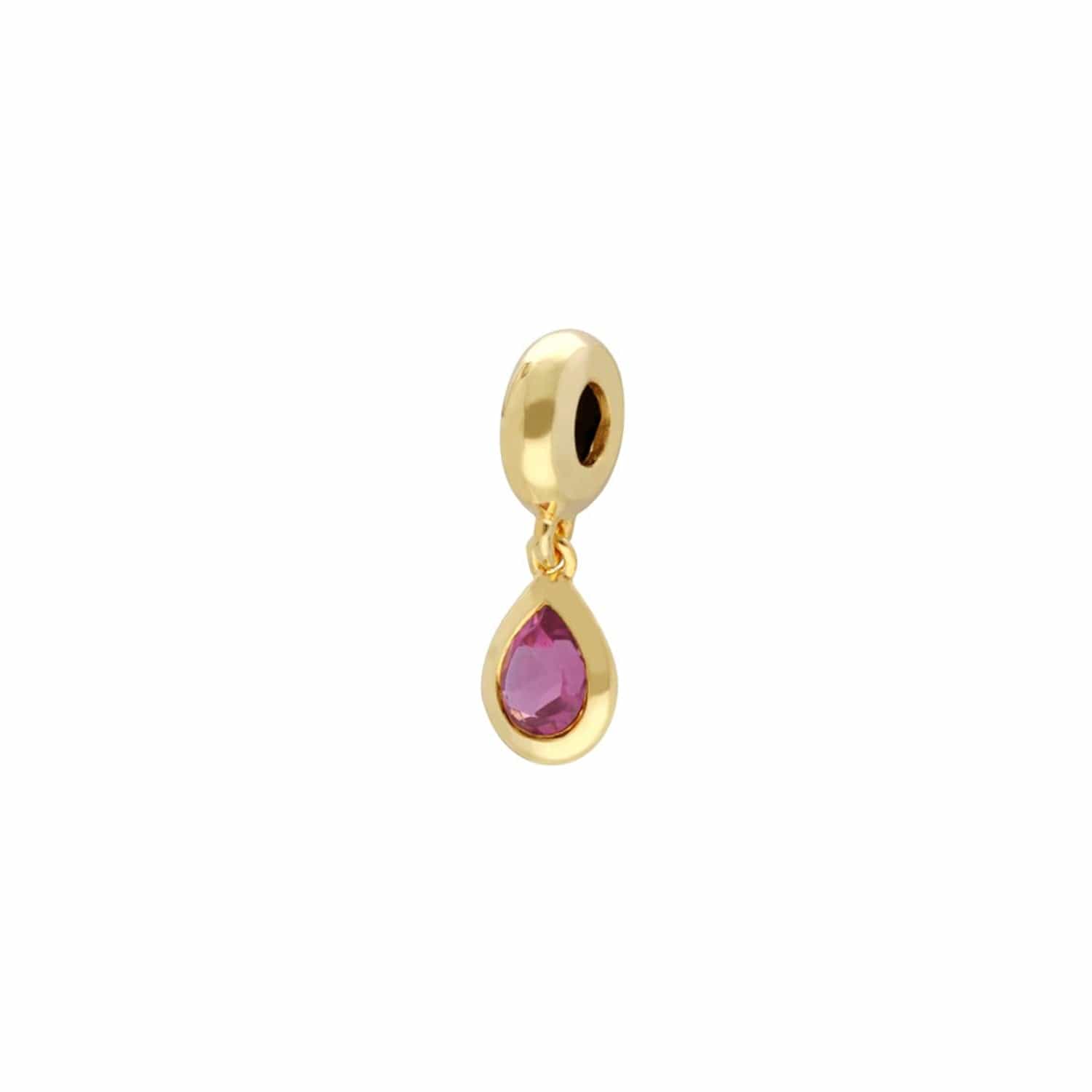 'Unshakeable Promise' Gold Plated Tourmaline Charm