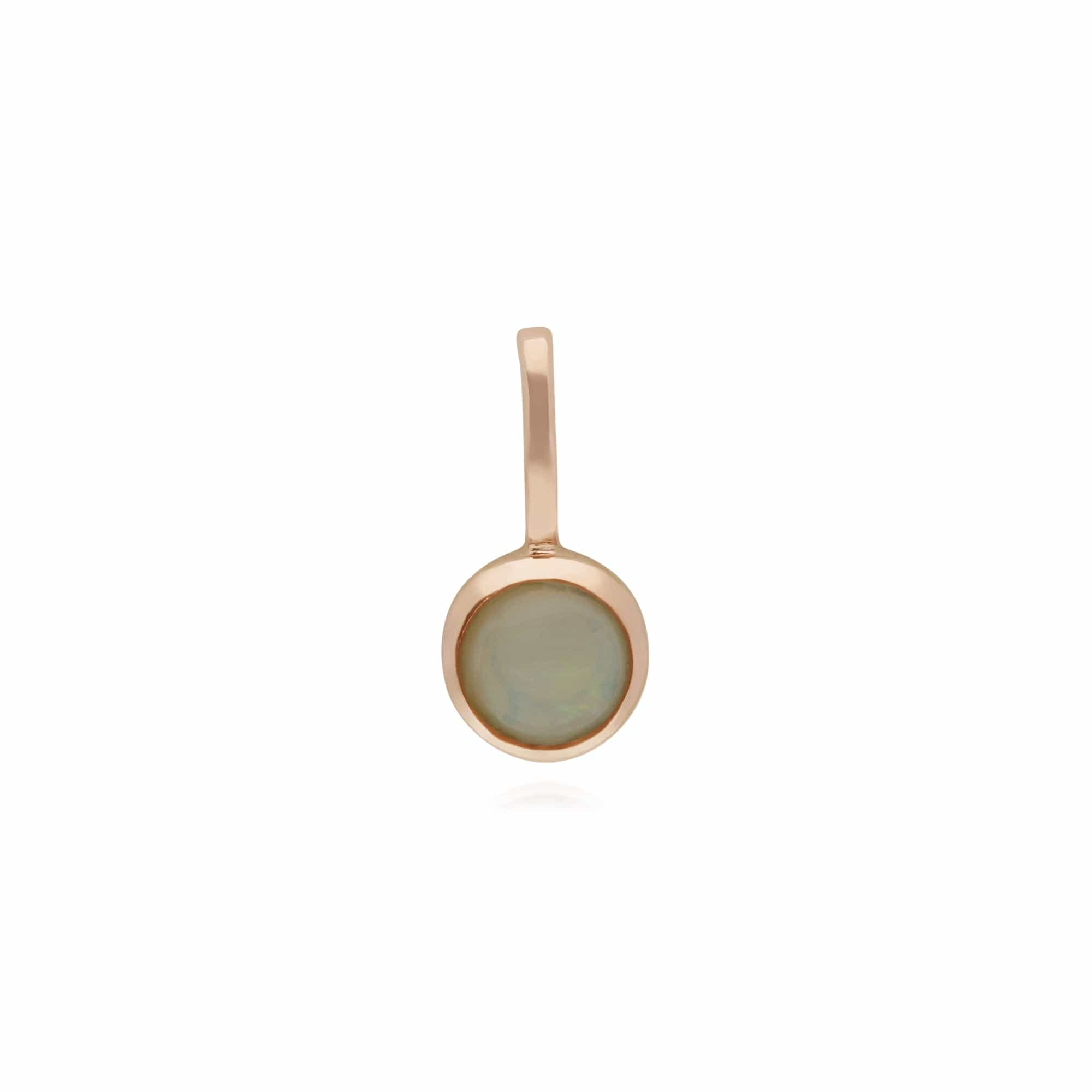 270P025903925 Gemondo Rose Gold Plated Sterling Silver Opal Charm 1