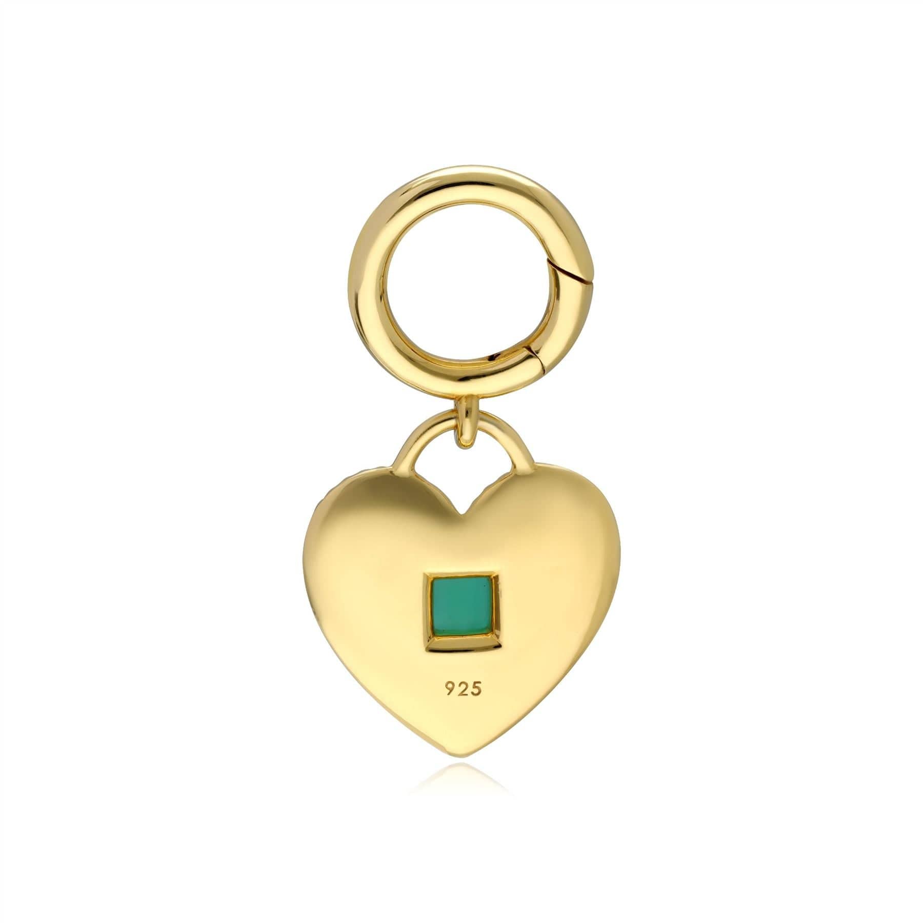 270P031901925 Queen of Paws Chalcedony Medium Pet Tag In Gold Plated Silver 3
