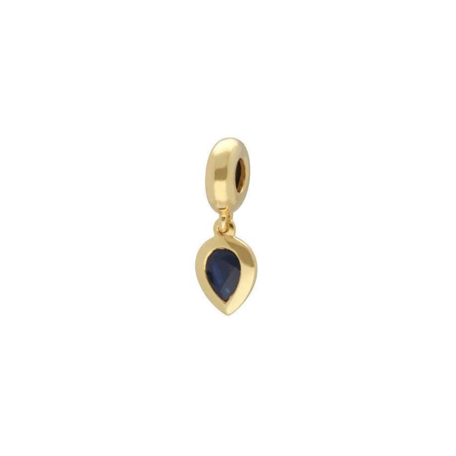 270D004201925 Achievement 'Stone of Confidence' Gold Plated Sapphire Charm 3