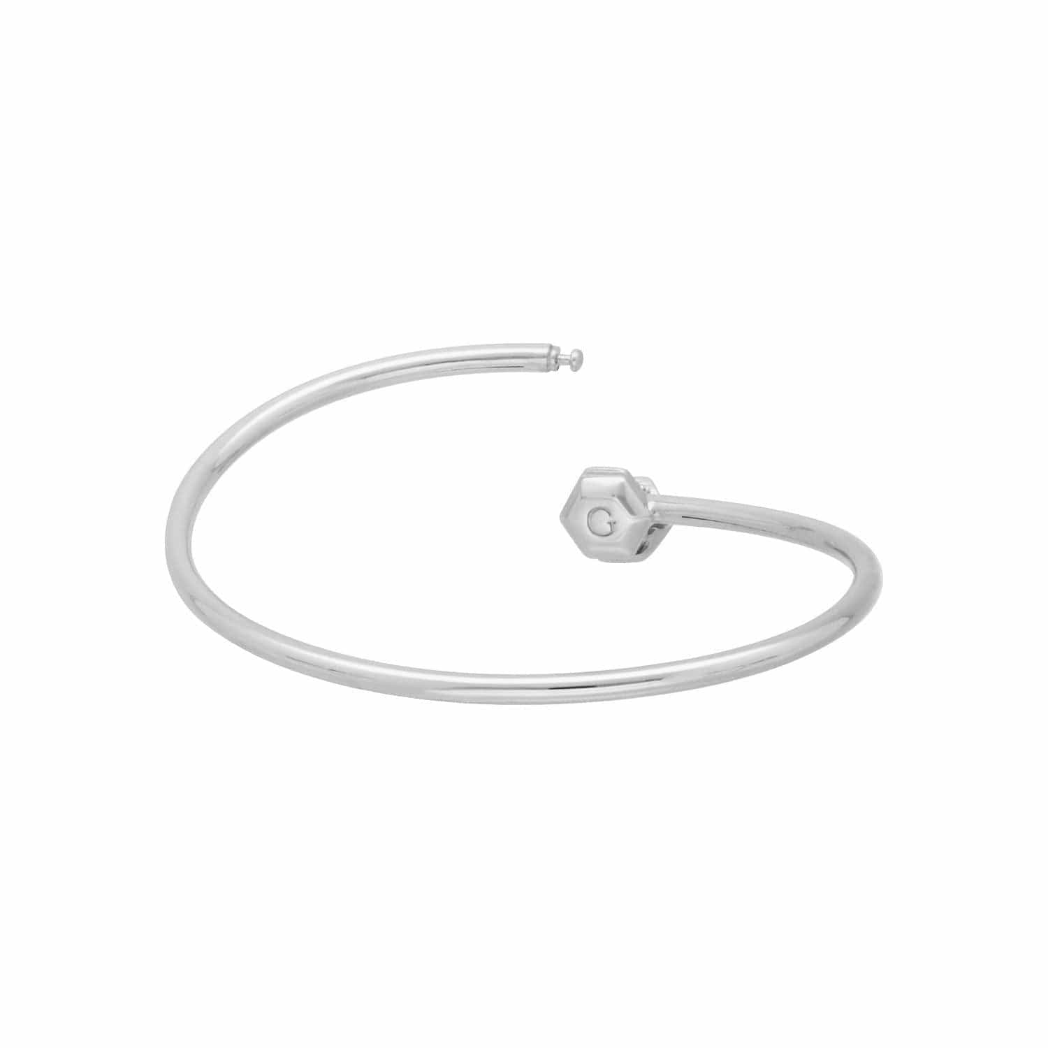 201B100101925 H S Achievement Bangle in Sterling Silver Large 3