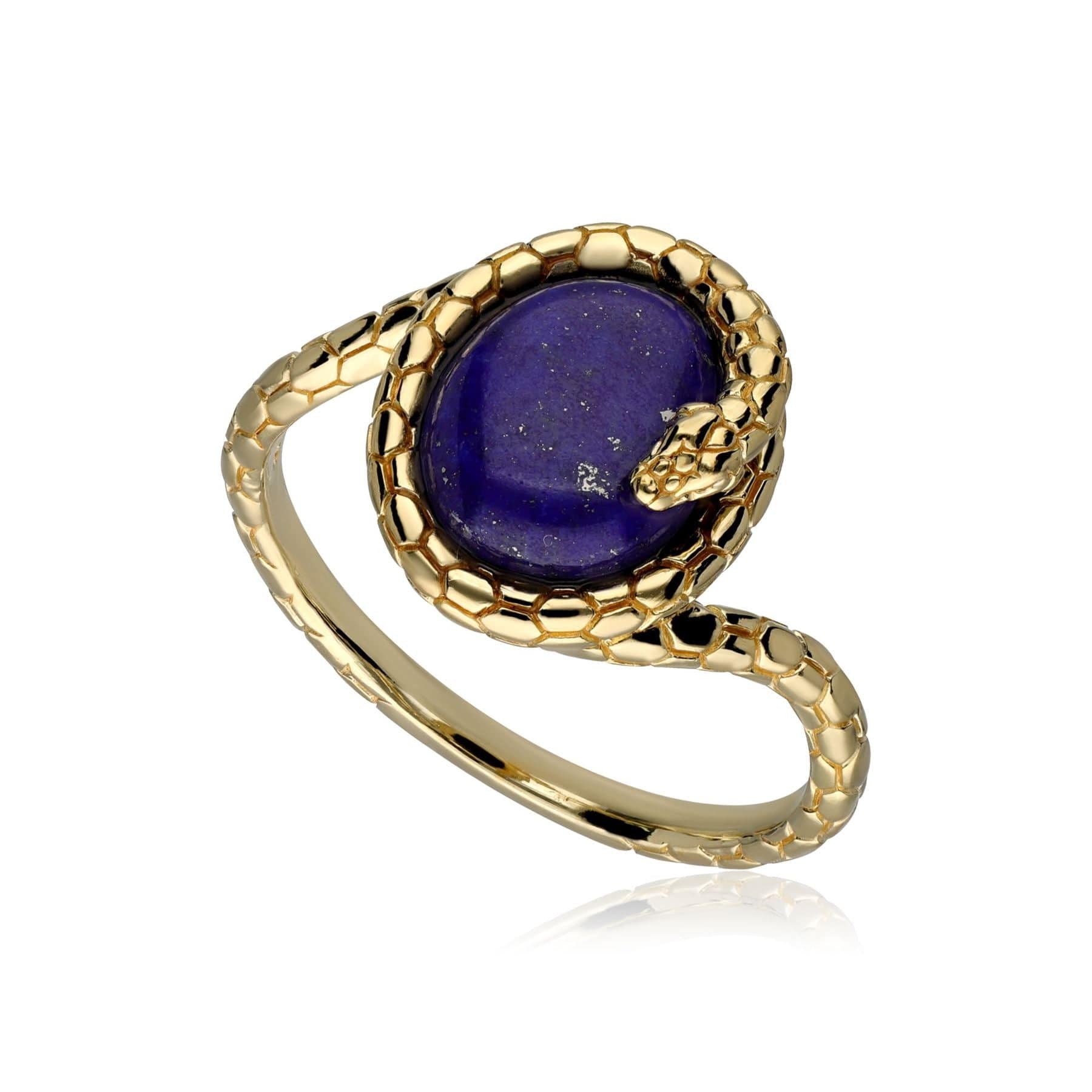 ECFEW™ Lapis Lazuli Winding Snake Ring